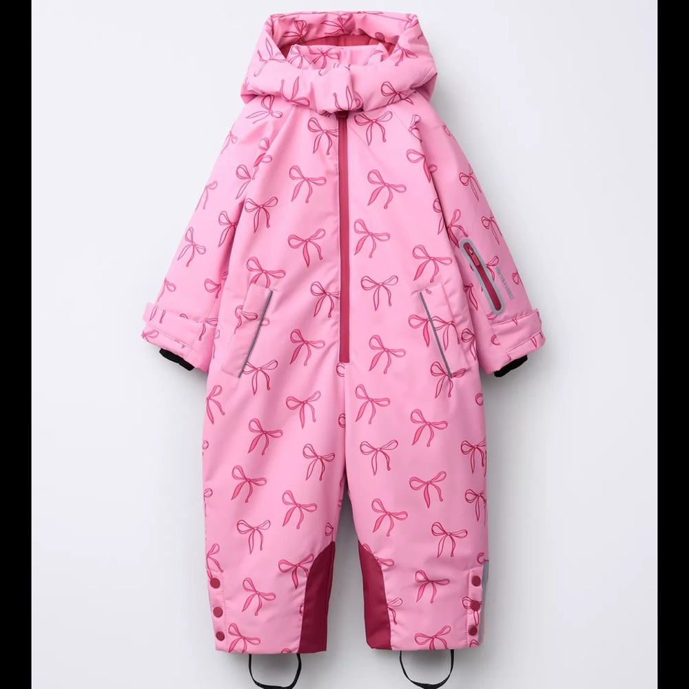 Water resistant and windproof bows long jumpsuit